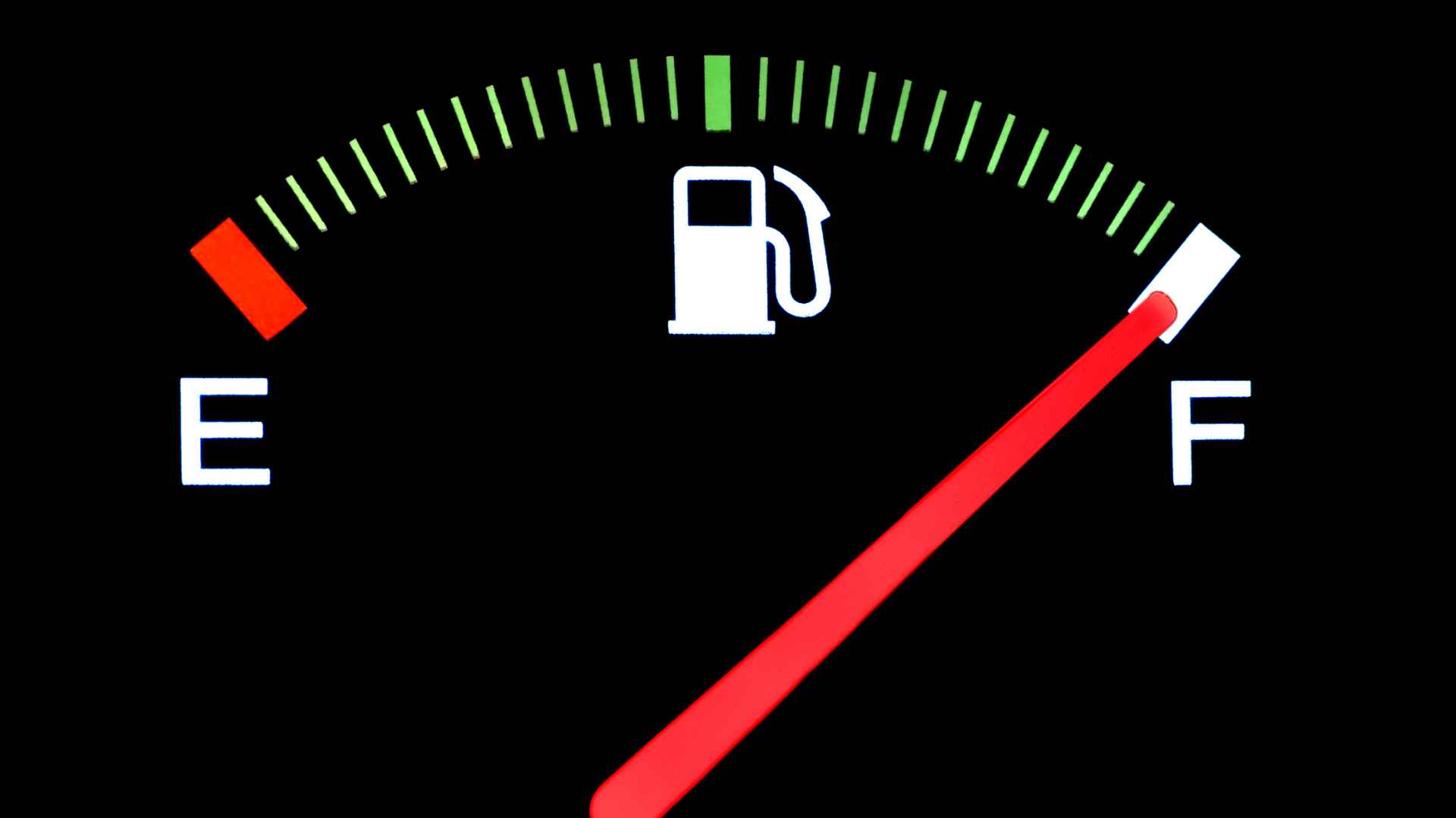 how to read the fuel gauge