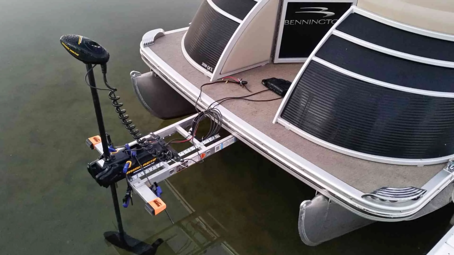 pontoon trolling motor mount 2
