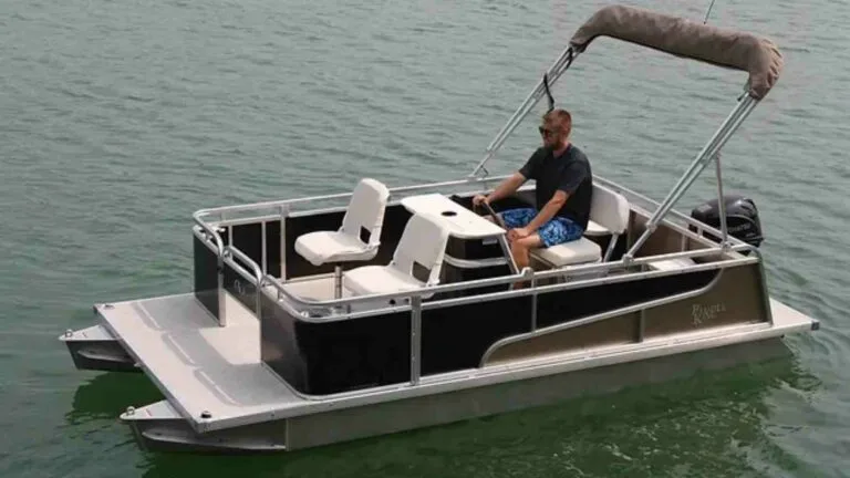 A Nostalgic Ride: The Vintage Pontoon Paddle Boat