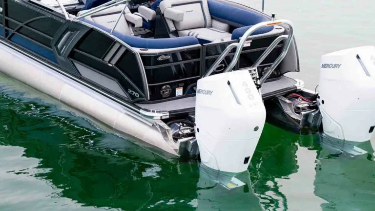 Pontoon Boats with Twin Engines