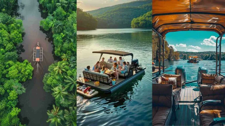 Pics of Pontoon Boats 4K HD Wallpapers