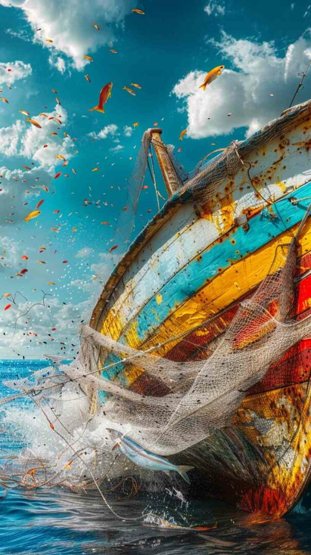 Sinking Boat Image 4K HD Wallpapers