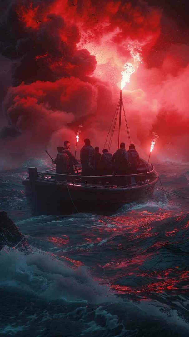 Sinking Boat Image 4K HD Wallpapers