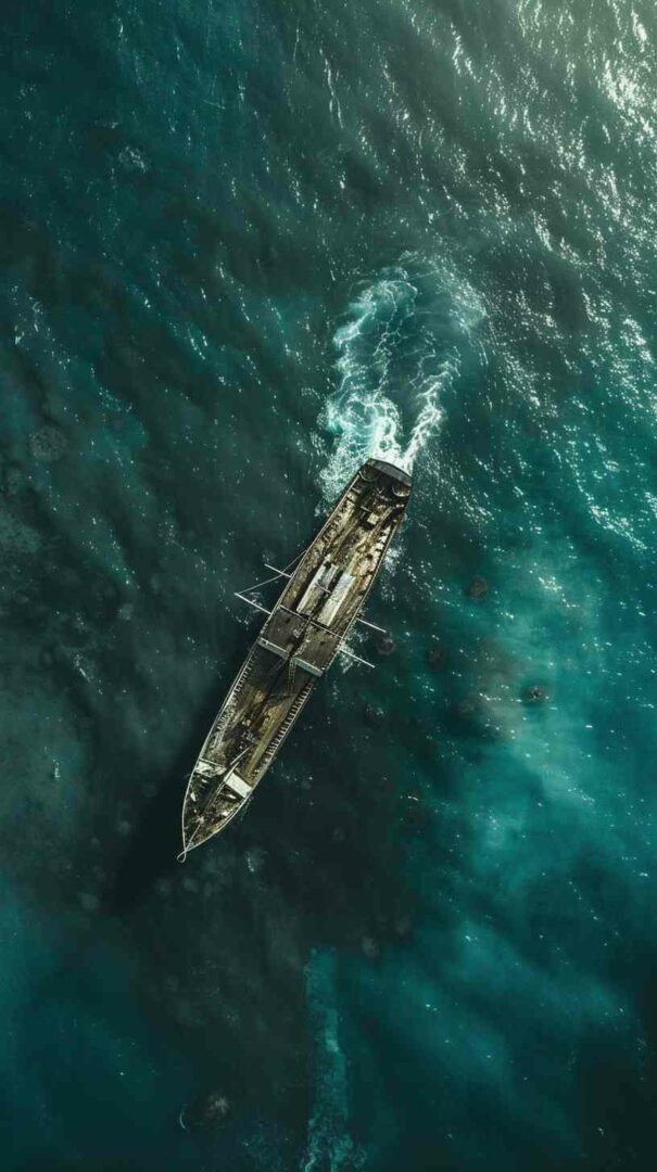 Sinking Boat Image 4K HD Wallpapers