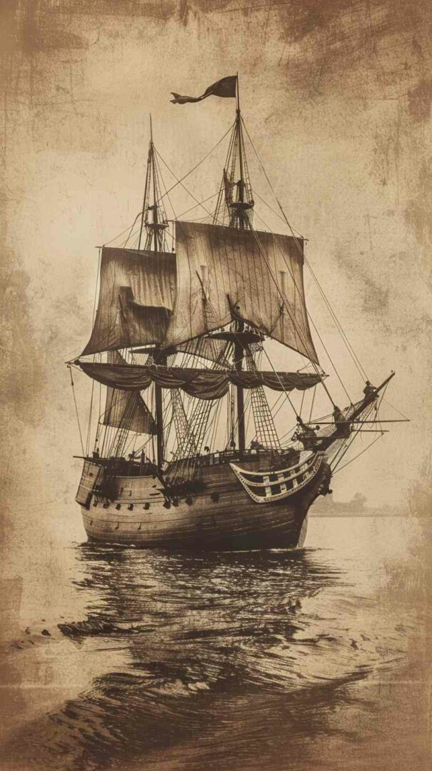 Image of the Mayflower Ship 4K HD Wallpaper