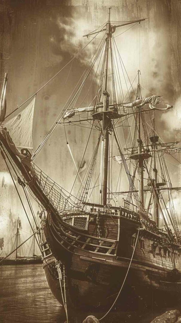 Image of the Mayflower Ship 4K HD Wallpaper