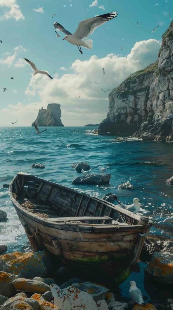 Sinking Boat Image 4K HD Wallpapers
