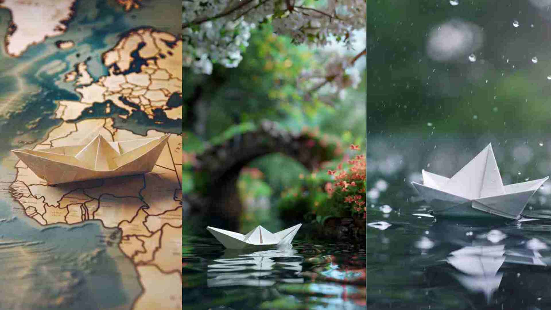 Paper Boat Wallpaper 4K HD Images