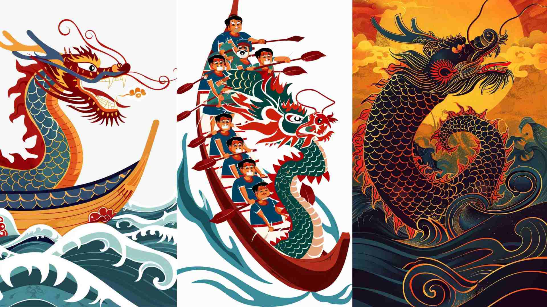 Dragon Boat Clip Art 4K HD Wallpapers