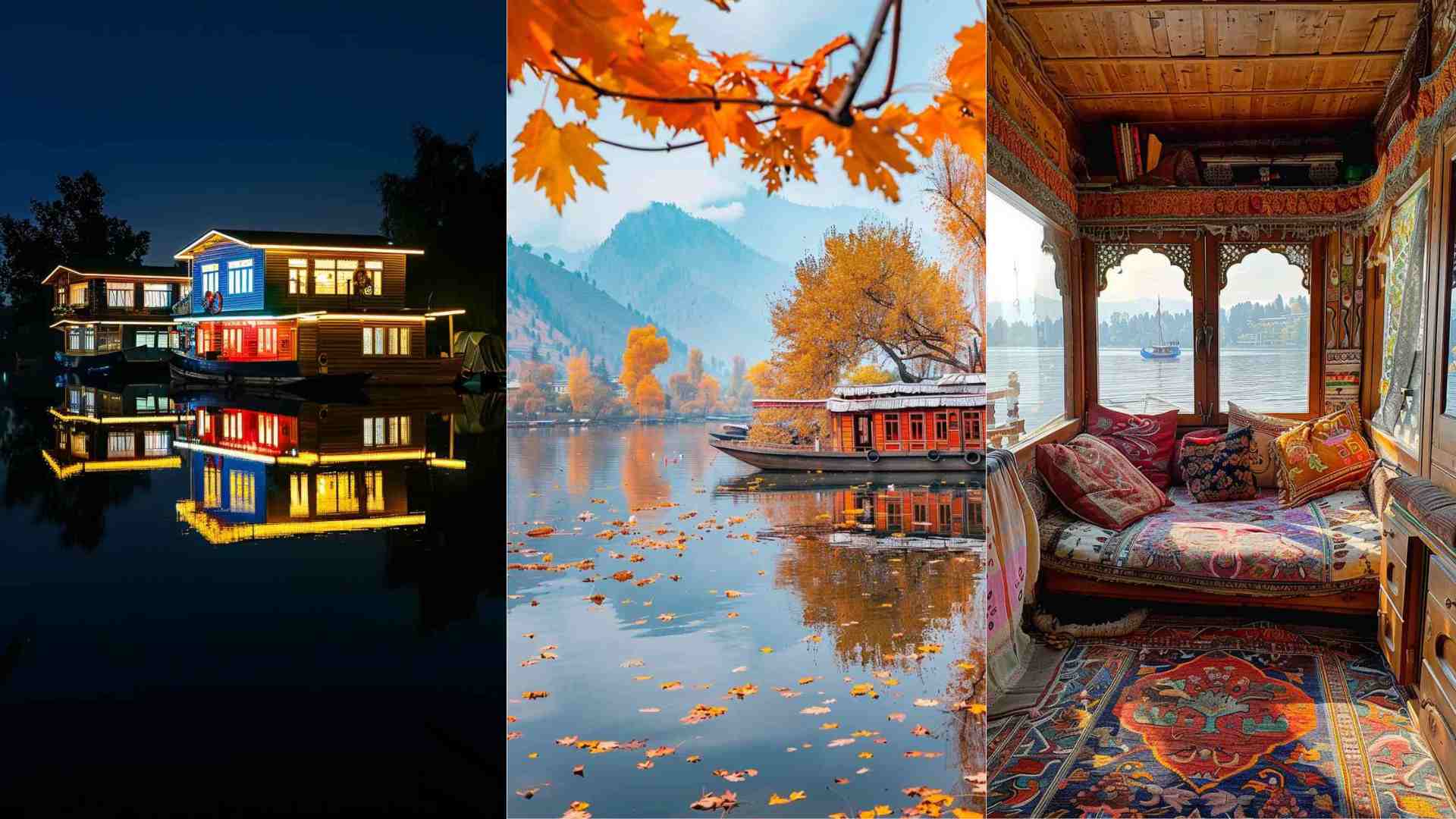 Houseboat Kashmir Pictures 4K HD Wallpapers