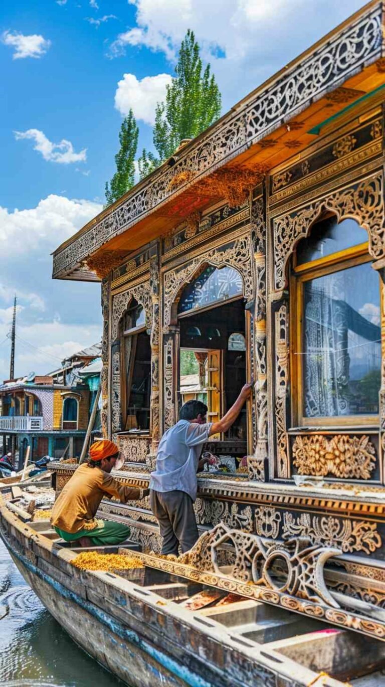 Kashmir Houseboat Im…