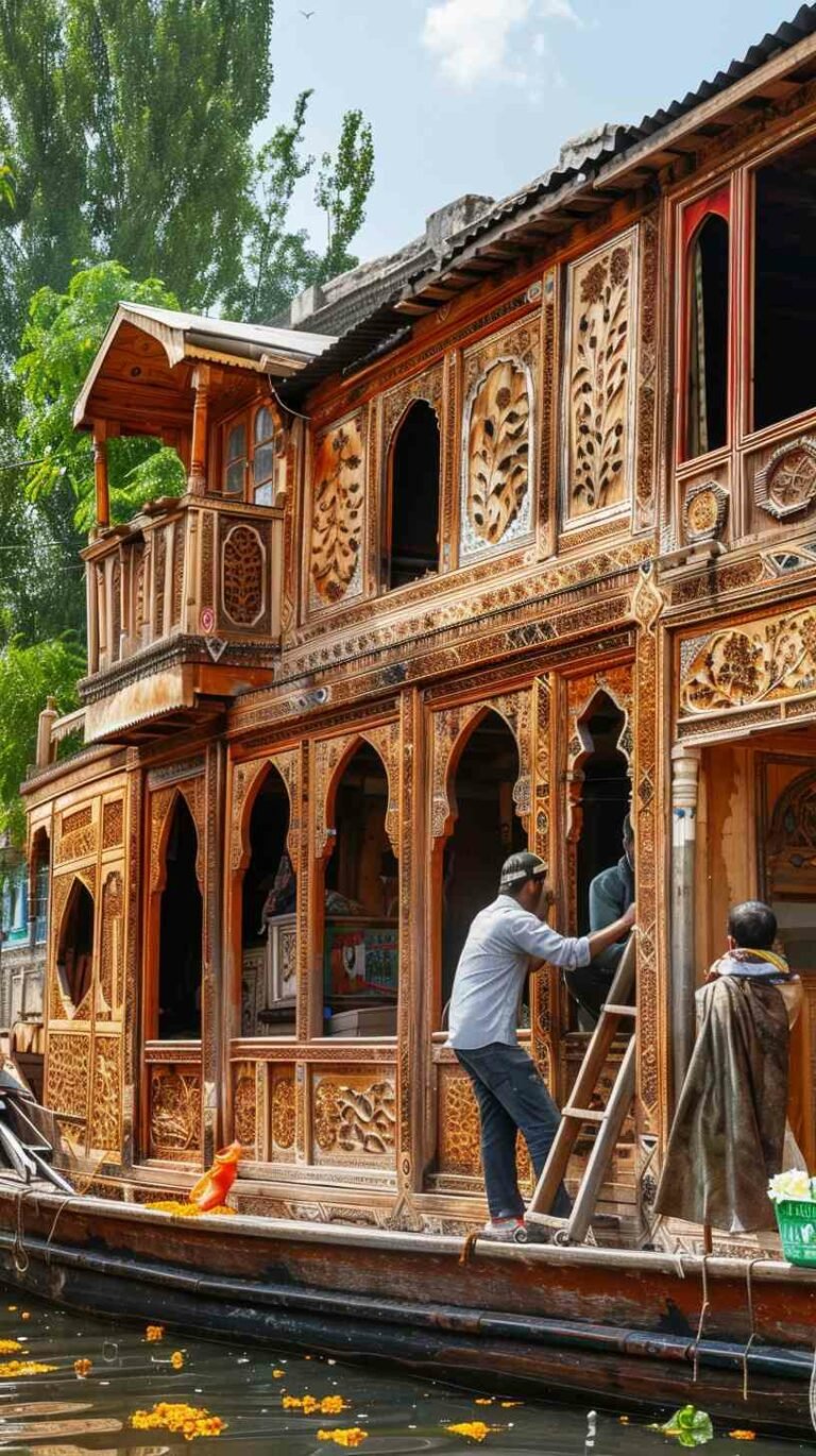 Kashmir Houseboat Im…