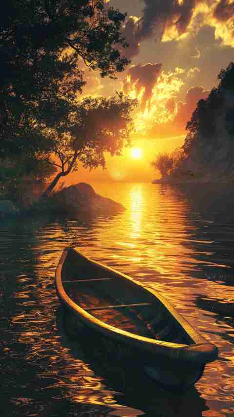 Sunset Boat Wallpaper 4K HD Images Sunset Boat Wallpaper 4K HD Images