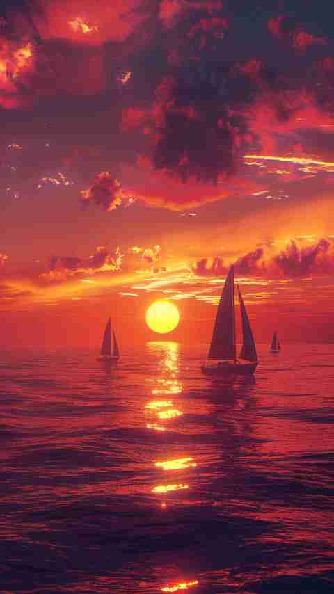 Sunset Boat Wallpaper 4K HD Images Sunset Boat Wallpaper 4K HD Images