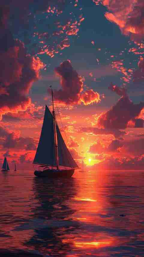 Sunset Boat Wallpaper 4K HD Images Sunset Boat Wallpaper 4K HD Images