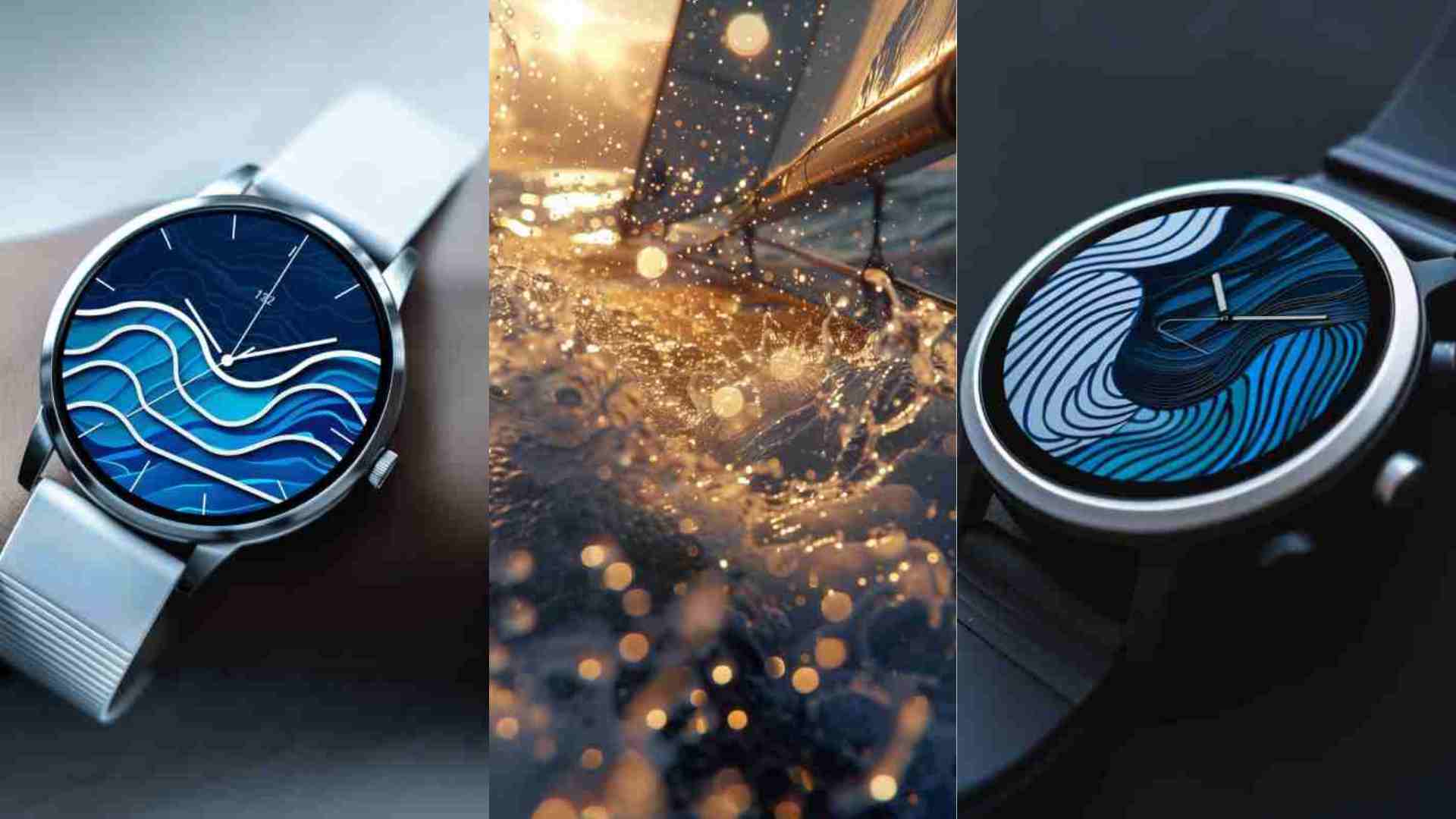 Boat Wave Smart Watch Wallpaper 4K HD Images