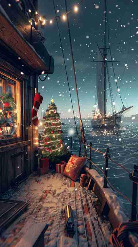 Christmas Sailboat Images 4K HD Wallpapers Christmas Sailboat Images 4K HD Wallpapers