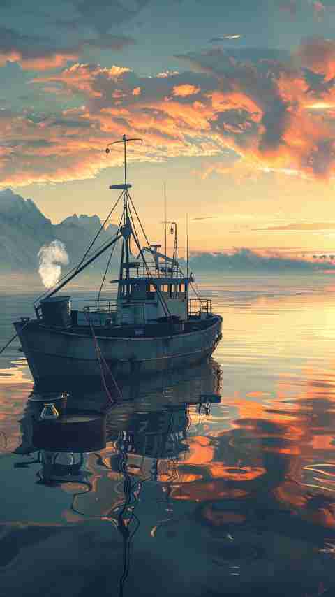 Fishing Boat Cartoon Images 4K HD Wallpapers Fishing Boat Cartoon Images 4K HD Wallpapers