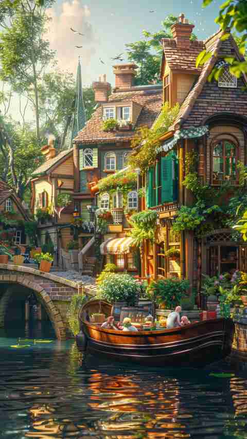Narrow Boat Images Cartoon 4K HD Wallpapers Narrow Boat Images Cartoon 4K HD Wallpapers