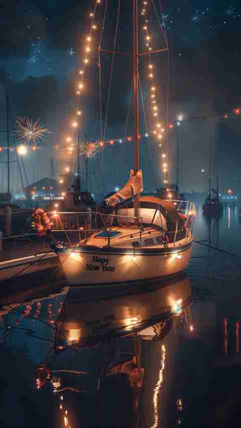 Happy New Year Boat Images 4K HD Wallpapers Happy New Year Boat Images 4K HD Wallpapers