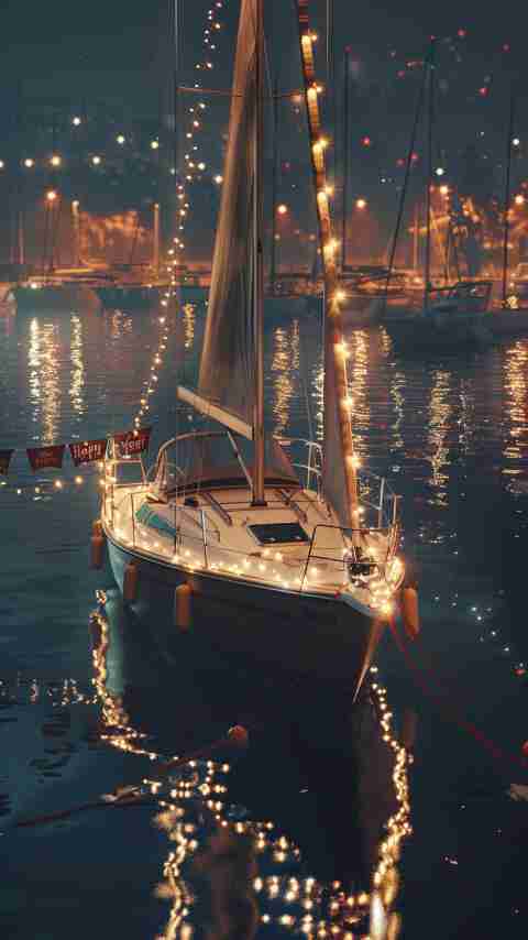 Happy New Year Boat Images 4K HD Wallpapers Happy New Year Boat Images 4K HD Wallpapers