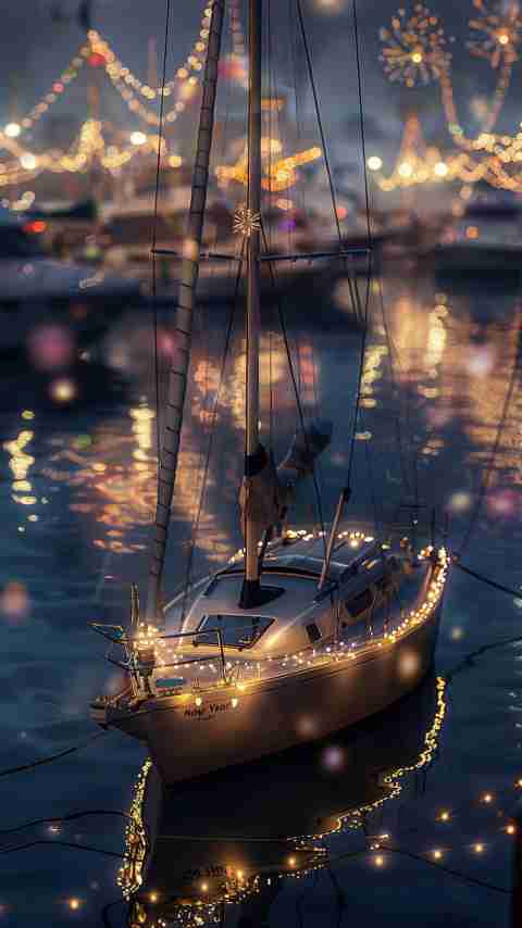 Happy New Year Boat Images 4K HD Wallpapers Happy New Year Boat Images 4K HD Wallpapers