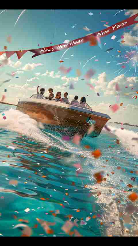 Happy New Year Boat Images 4K HD Wallpapers Happy New Year Boat Images 4K HD Wallpapers