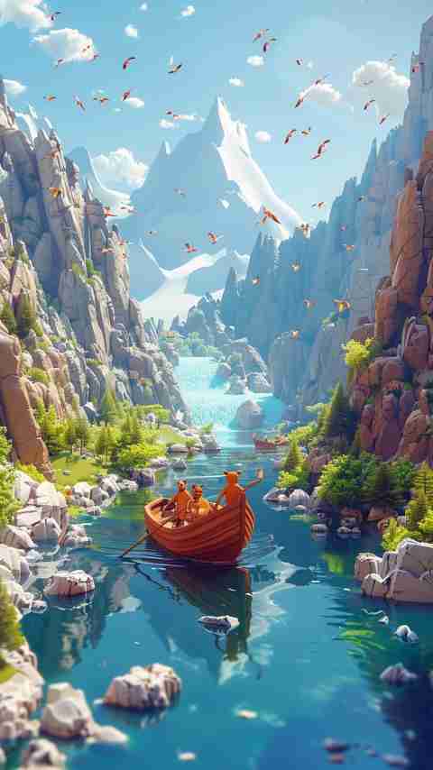 Narrow Boat Images Cartoon 4K HD Wallpapers Narrow Boat Images Cartoon 4K HD Wallpapers