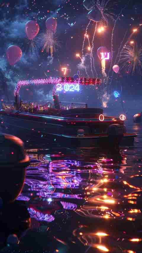Happy New Year Boat Images 4K HD Wallpapers Happy New Year Boat Images 4K HD Wallpapers