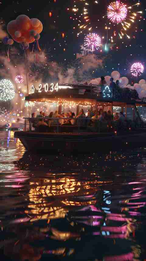 Happy New Year Boat Images 4K HD Wallpapers Happy New Year Boat Images 4K HD Wallpapers