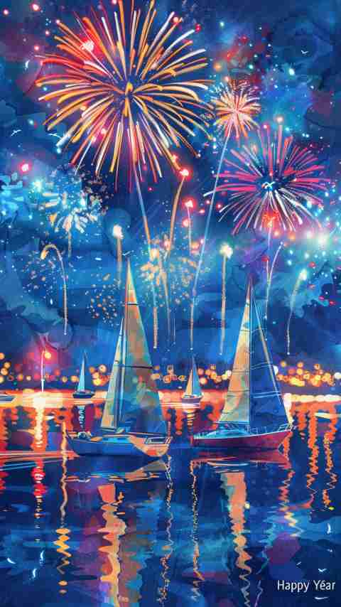 Happy New Year Boat Images 4K HD Wallpapers Happy New Year Boat Images 4K HD Wallpapers