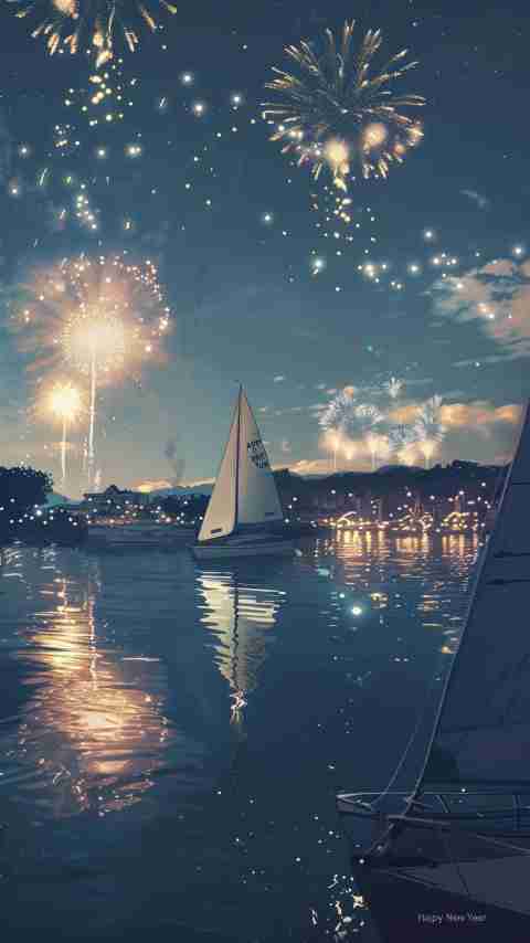 Happy New Year Boat Images 4K HD Wallpapers Happy New Year Boat Images 4K HD Wallpapers