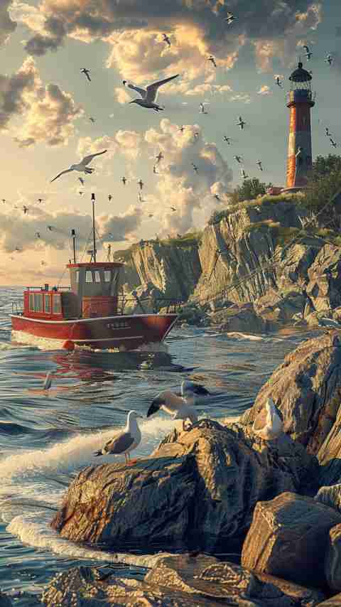 Fishing Boat Cartoon Images 4K HD Wallpapers Fishing Boat Cartoon Images 4K HD Wallpapers