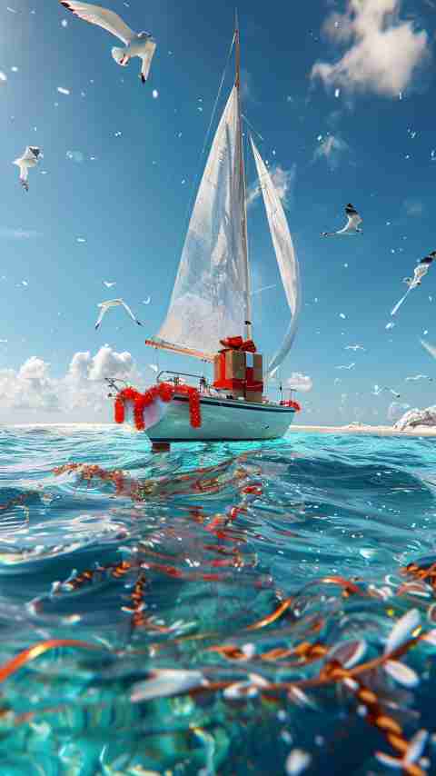 Christmas Sailboat Images 4K HD Wallpapers Christmas Sailboat Images 4K HD Wallpapers