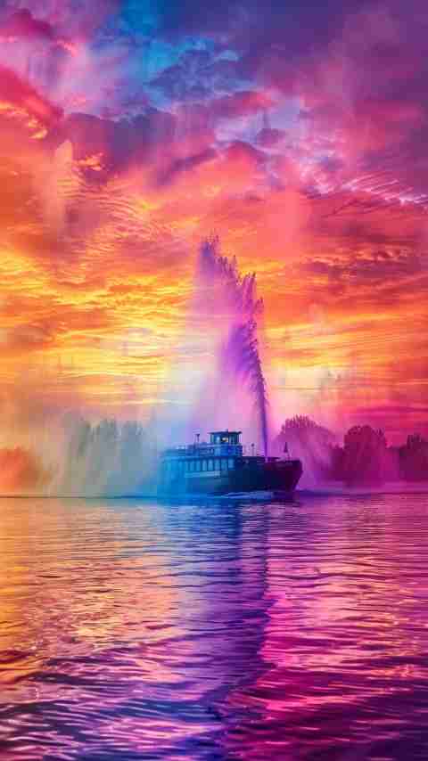 Fire Boat Images 4K HD Wallpapers Fire Boat Images 4K HD Wallpapers