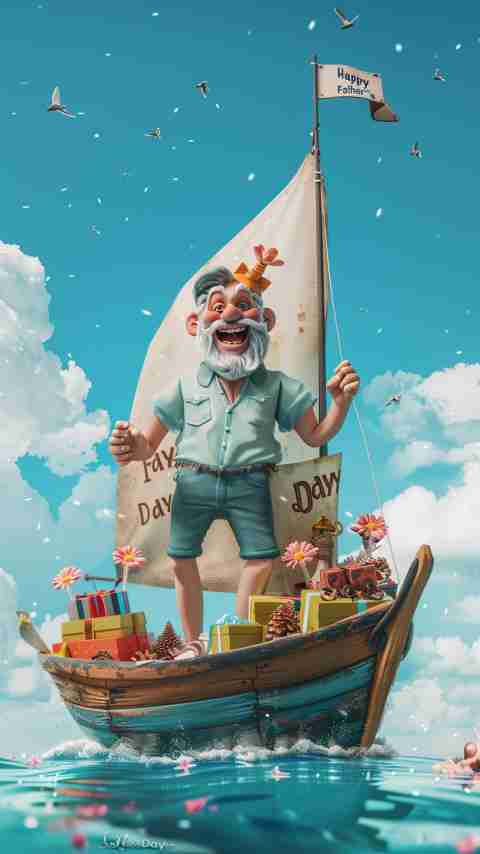 Happy Fathers Day Images Boat 4K HD Wallpapers Happy Fathers Day Images Boat 4K HD Wallpapers