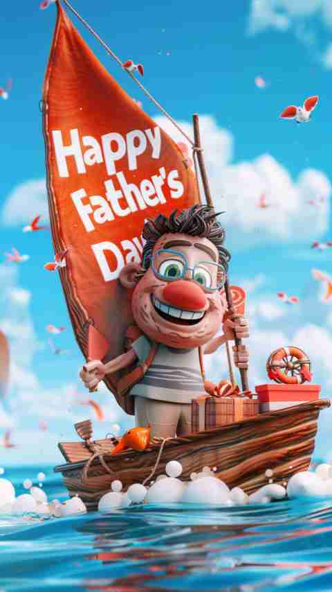 Happy Fathers Day Images Boat 4K HD Wallpapers Happy Fathers Day Images Boat 4K HD Wallpapers