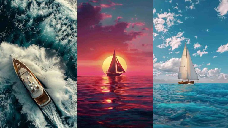 Ocean Boat Pictures 4K HD Wallpapers