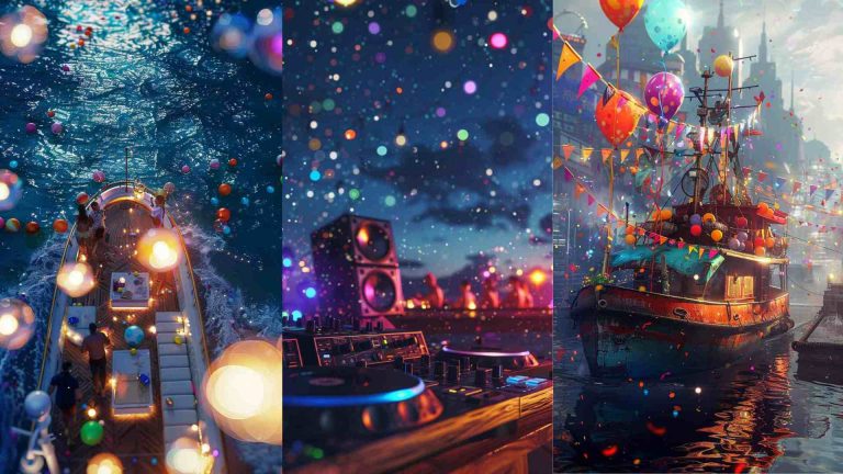 Party Boat Images 4K HD Wallpapers
