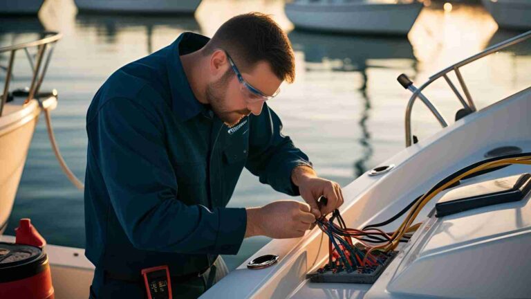 How does electricity work on boats?  