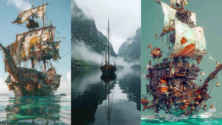 Viking Longboat Clipart 4K HD Wallpapers
