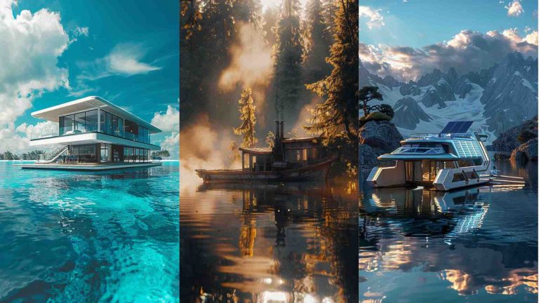 Show Me a Picture of a Houseboat 4K HD Wallpapers