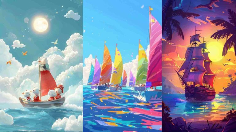 Sailing Images Cartoon 4K HD Wallpapers