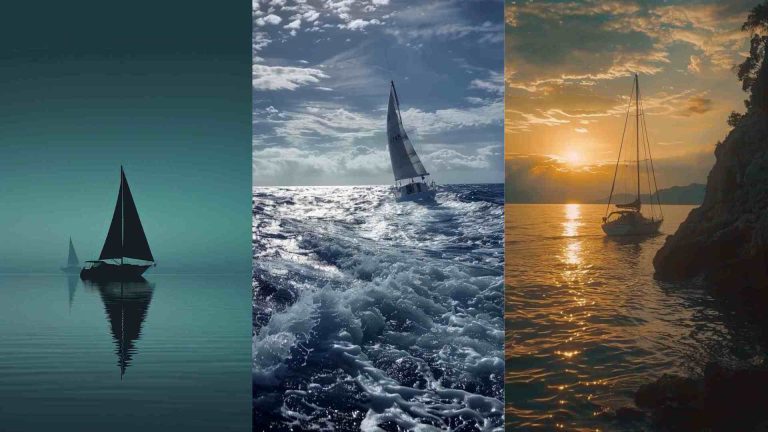 Sailboat Silhouette PNG 4K HD Wallpapers