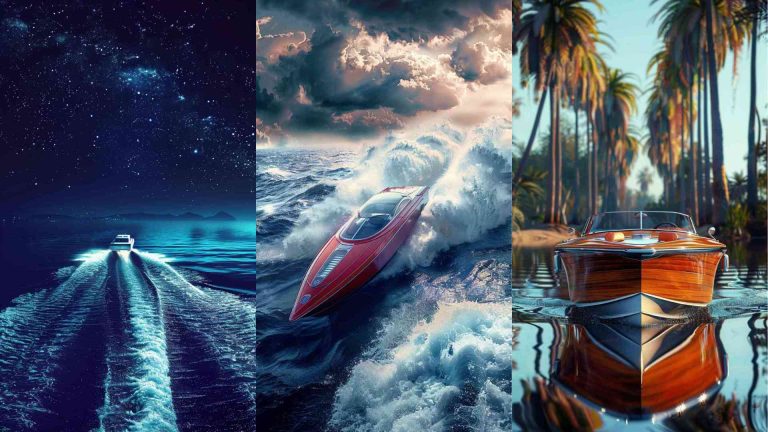Water Boat Wallpaper 4K HD Images