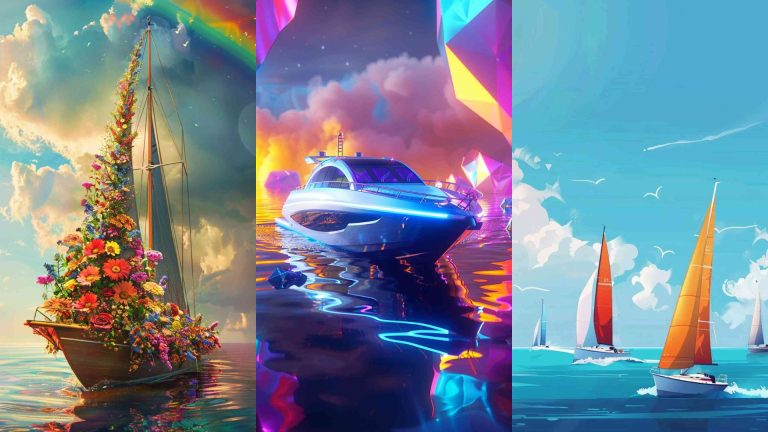 Yacht Images Drawing 4K HD Wallpapers