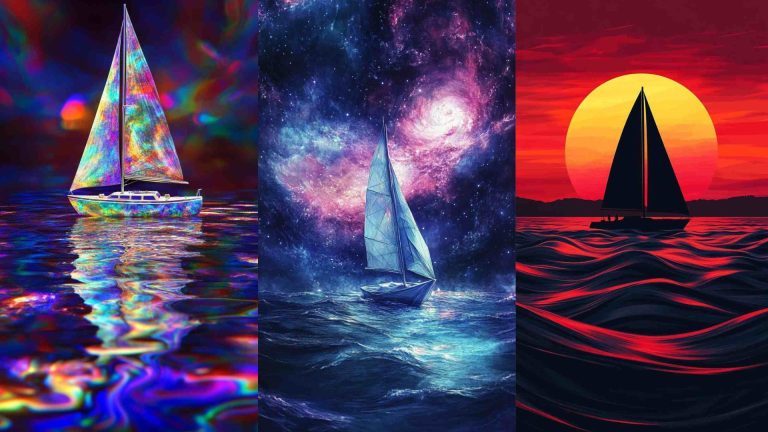 Abstract Sailboat Images 4K HD Wallpapers