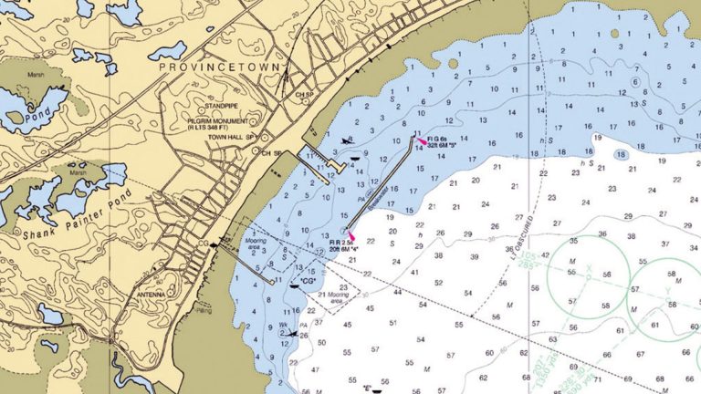 How to read a nautical navigation chart