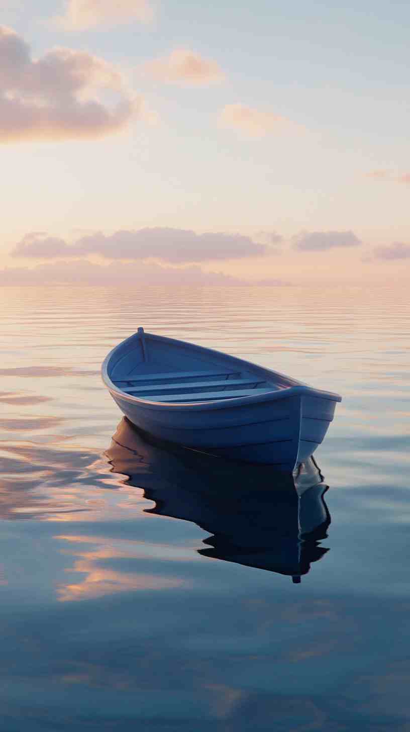 Blue Boat Wallpaper 4K HD Images Blue Boat Wallpaper 4K HD Images