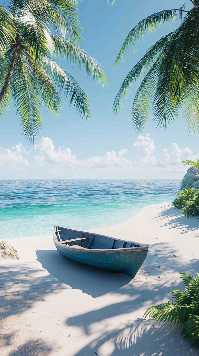 Blue Boat Wallpaper 4K HD Images Blue Boat Wallpaper 4K HD Images